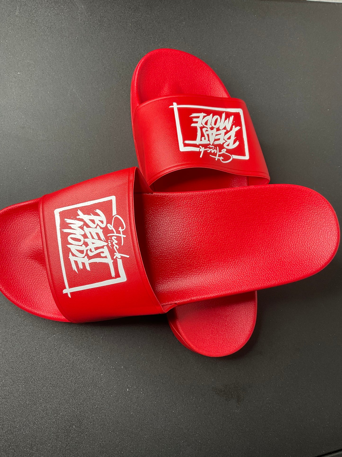 PreSale Red SIBM Slides - Unisex