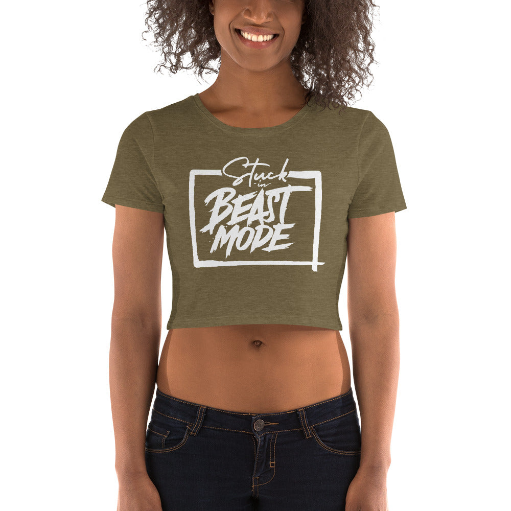 Stuck In Beast Mode Women’s Crop Tee