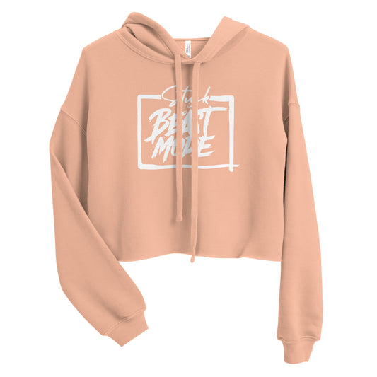 Stuck In Beast Mode - Crop Hoodie